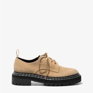 Proenza Schouler Suede Chunky Lug Sole Oxfords